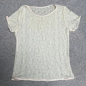 American Apparel Lace T-shirt